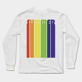 Summer Rainbow Long Sleeve T-Shirt